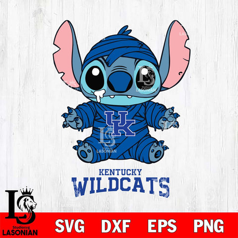 Kentucky Wildcats Stitch Mummy Svg Eps Dxf Png File, NCAA svg, Digital Download, Instant Download