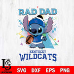 Kentucky Wildcats Stitch Rad Dad SVG DXF EPS PNG FILE, NCAA File Cut,Digital Download,Instant Download