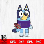 LSU Tigers Bluey 2 Svg Eps Dxf Png File, Digital Download, Instant Download
