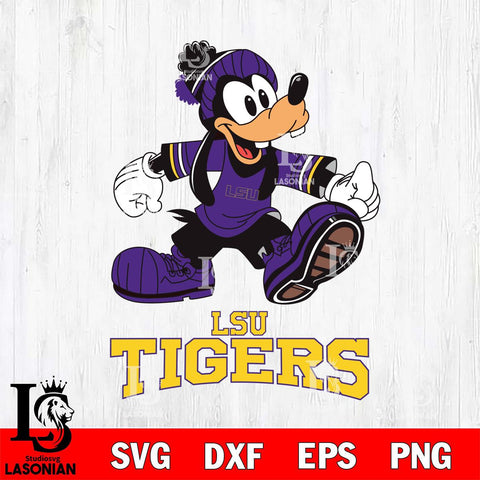LSU Tigers Goofy Cool Sport SVG DXF EPS PNG FILE,NCAA svg ,Football Digital Download,Instant Download, Silhouette