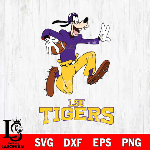 LSU Tigers Goofy rugby Sport SVG DXF EPS PNG FILE,NCAA svg ,Football Digital Download,Instant Download, Silhouette