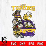 LSU Tigers Jason Voorhees Horror 10 Svg Eps Dxf Png File, NCAA svg, Digital Download, Instant Download