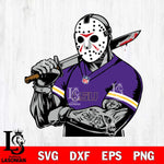 LSU Tigers Jason Voorhees Horror 6 Svg Eps Dxf Png File, NCAA svg, Digital Download, Instant Download