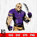 LSU Tigers Jason Voorhees Horror 8 Svg Eps Dxf Png File, NCAA svg, Digital Download, Instant Download