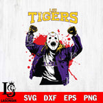 LSU Tigers Jason Voorhees Horror Halloween 3 Svg Eps Dxf Png File, NCAA svg, Digital Download, Instant Download