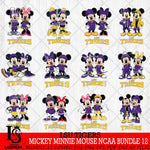 LSU Tigers Mickey Minnie Mouse NCAA Bundle 12 Svg Eps Dxf Png File, Bundle NCAA svg , File Cut , Digital Download , Instant Download, Cut Svg Files