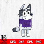 LSU Tigers Muffin Bluey Svg Eps Dxf Png File, Digital Download, Instant Download