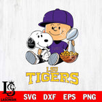 LSU Tigers Peanuts Snoopy Champion football SVG DXF EPS PNG FILE,Snoopy File Cut, NCAA Digital Download,Instant Download,Christmas Silhouette