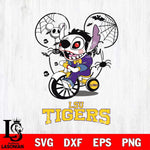 LSU Tigers Stitch Jigsaws Halloween Svg Eps Dxf Png File, Digital Download, Instant Download