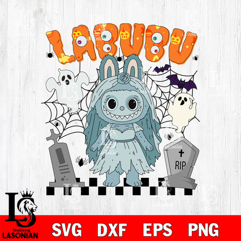 Labubu Ghost Bride Horror Halloween SVG DXF EPS PNG FILE, Halloween File Cut, Digital Download,Instant Download, Silhouette,Horror Cricut