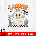 Labubu Ghost Halloween SVG DXF EPS PNG FILE, Halloween File Cut, Digital Download,Instant Download, Silhouette, Cricut