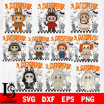 Labubu Halloween ,Horror Character Labubu bundle SVG DXF EPS PNG FILE, Halloween File Cut, Digital Download,Instant Download, Silhouette,Horror Cricut