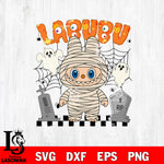 Labubu Mummy halloween Horror Character SVG DXF EPS PNG FILE, Halloween File Cut, Digital Download,Instant Download, Silhouette, Cricut
