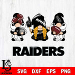 Las Vegas Raiders 3 Gnomes Football Svg Eps Dxf Png File, Digital Download, Instant Download