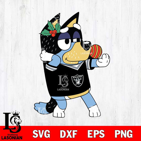 Las Vegas Raiders Bandit Heeler Christmas Svg Eps Dxf Png File, Digital Download, Instant Download