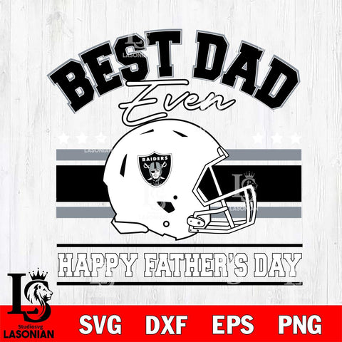 Las Vegas Raiders Best Dad Ever SVG DXF EPS PNG FILE, NFL File Cut,Digital Download,Instant Download, Silhouette
