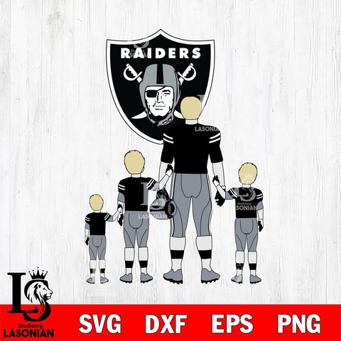 Las Vegas Raiders Best Dad Ever , father day , DAD NFL 2 Svg Eps Dxf Png File, Digital Download, Instant Download