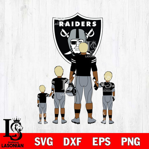 Las Vegas Raiders Best Dad Ever , father day , DAD NFL Svg Eps Dxf Png File, Digital Download, Instant Download