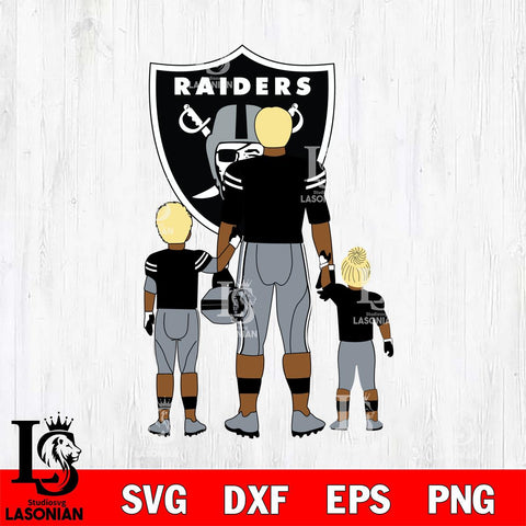 Las Vegas Raiders Best Dad Ever , father day , DAD NFL 4 Svg Eps Dxf Png File, Digital Download, Instant Download