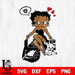 Las Vegas Raiders Betty Boop Love SVG 2 Svg Eps Dxf Png File, Digital Download, Instant Download