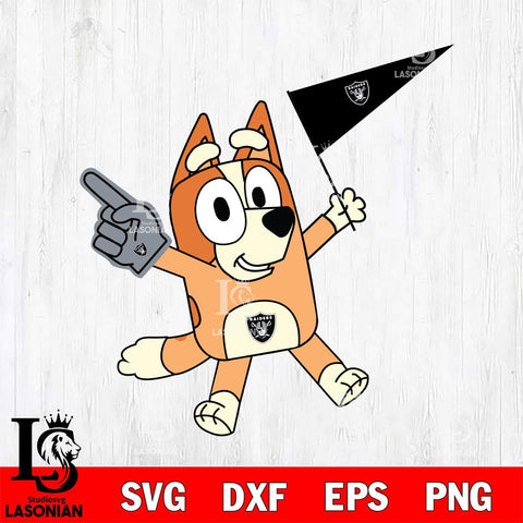 Las Vegas Raiders Bingo Bluey Flag Svg Eps Dxf Png File,NFL Cut Svg Files,Digital File,Sublimation