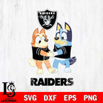 Las Vegas Raiders Bluey Chilli Dance Svg Eps Dxf Png File, Digital Download, Instant Download