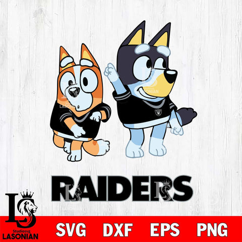Las Vegas Raiders Bluey Chilli Mode Dance Svg Eps Dxf Png File, Digital Download, Instant Download