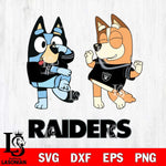 Las Vegas Raiders Bluey Chilli Sport Svg Eps Dxf Png File, Digital Download, Instant Download