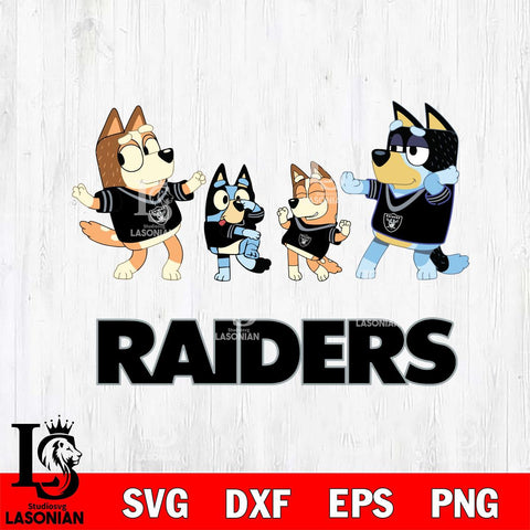 Las Vegas Raiders Bluey Dance Squats Svg Eps Dxf Png File, Digital Download, Instant Download