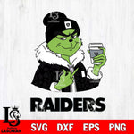 Las Vegas Raiders Boujee Grinch Leopard Christmas Svg Eps Dxf Png File,Cricut svg files, Digital Download, Instant Download