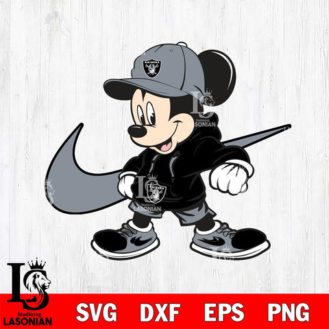 Las Vegas Raiders Cool Mickey Mouse Svg Eps Dxf Png File, Digital Download, Instant Download