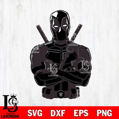 Las Vegas Raiders Deadpool Svg Eps Dxf Png File, Digital Download, Instant Download