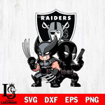 Las Vegas Raiders Deadpool And Wolverine Svg Eps Dxf Png File, Digital Download, Instant Download