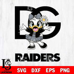 Las Vegas Raiders Dolce And Gabbana Daisy Duck Disney Svg Eps Dxf Png File, Digital Download, Instant Download