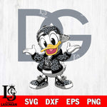 Las Vegas Raiders Dolce And Gabbana Donald Duck Disney Svg Eps Dxf Png File, Digital Download, Instant Download