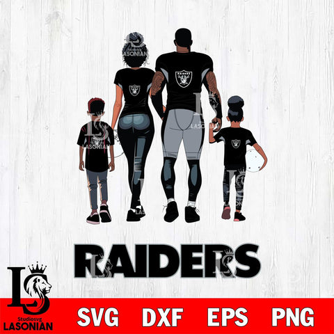 Las Vegas Raiders Family Love Rugby SVG DXF EPS PNG FILE,NFL SVG, Father day Digital Download,Instant Download, Silhouette