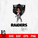 Las Vegas Raiders Fan Girl Svg Eps Dxf Png File, Digital Download, Instant Download