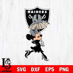 Las Vegas Raiders Fancy Minnie Svg Eps Dxf Png File, Digital Download, Instant Download