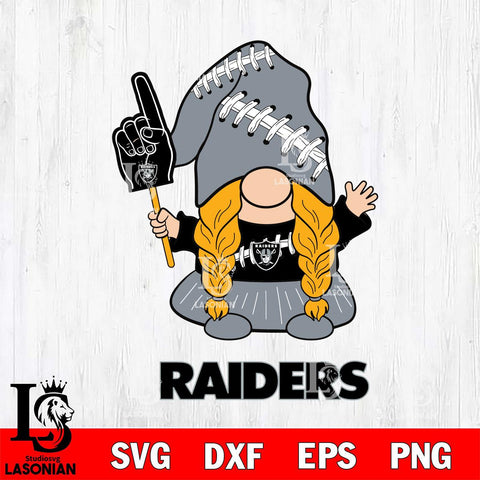 Las Vegas Raiders Gnomes Fan Svg Eps Dxf Png File, Digital Download, Instant Download