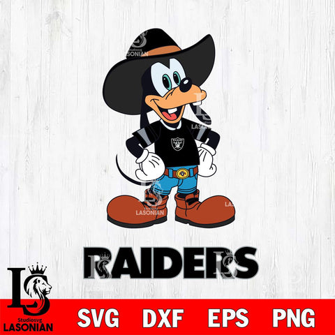 Las Vegas Raiders Goofy Cowboy Sport SVG DXF EPS PNG FILE,NFL Cricut ,Football Digital Download,Instant Download, Silhouette