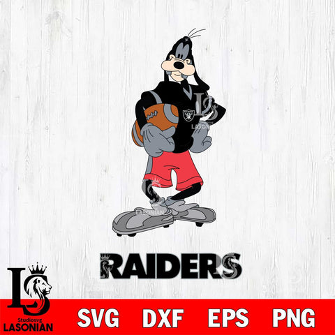 Las Vegas Raiders Goofy Player SVG DXF EPS PNG FILE,NFL Cricut ,Football Digital Download,Instant Download, Silhouette