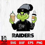 Las Vegas Raiders Grinch 2 coffee Svg Eps Dxf Png File, Digital Download, Instant Download