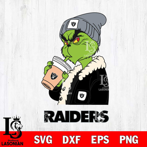 Las Vegas Raiders Grinch Bougie Football Svg Eps Dxf Png File, Digital Download, Instant Download