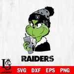 Las Vegas Raiders Grinch Bougie Leopard Svg Eps Dxf Png File, Digital Download, Instant Download