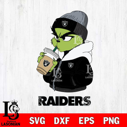 Las Vegas Raiders Grinch Bougie Sport Svg Eps Dxf Png File, Digital Download, Instant Download