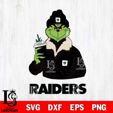Las Vegas Raiders Grinch Christmas Svg Eps Dxf Png File,Cricut svg files, Digital Download, Instant Download