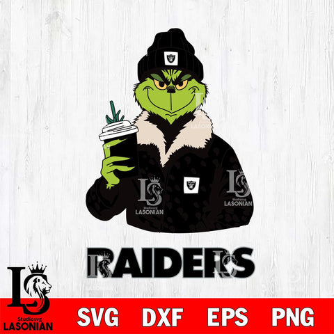 Las Vegas Raiders Grinch Christmas Leopard Svg Eps Dxf Png File, Digital Download, Instant Download