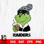 Las Vegas Raiders Grinch Christmas hat Svg Eps Dxf Png File, Digital Download, Instant Download