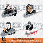 Las Vegas Raiders Halloween NFL Bundle 4 Svg Eps Dxf Png File, Digital Download, Instant Download