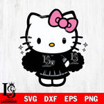 Las Vegas Raiders Hello Kitty Cheerleader Svg Eps Dxf Png File, Digital Download, Instant Download
